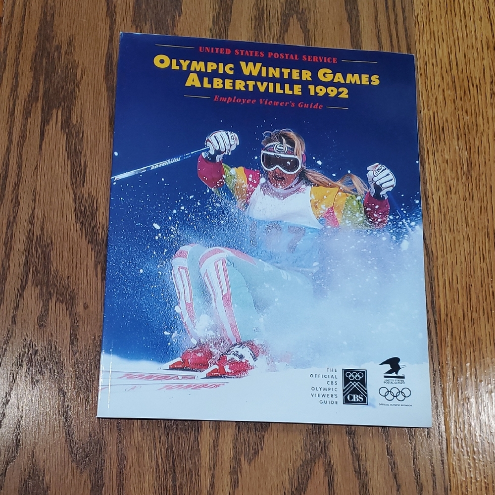 Olympic Winter Games Albertville 1992 Employee Viewer’s Guide - Blue Cover